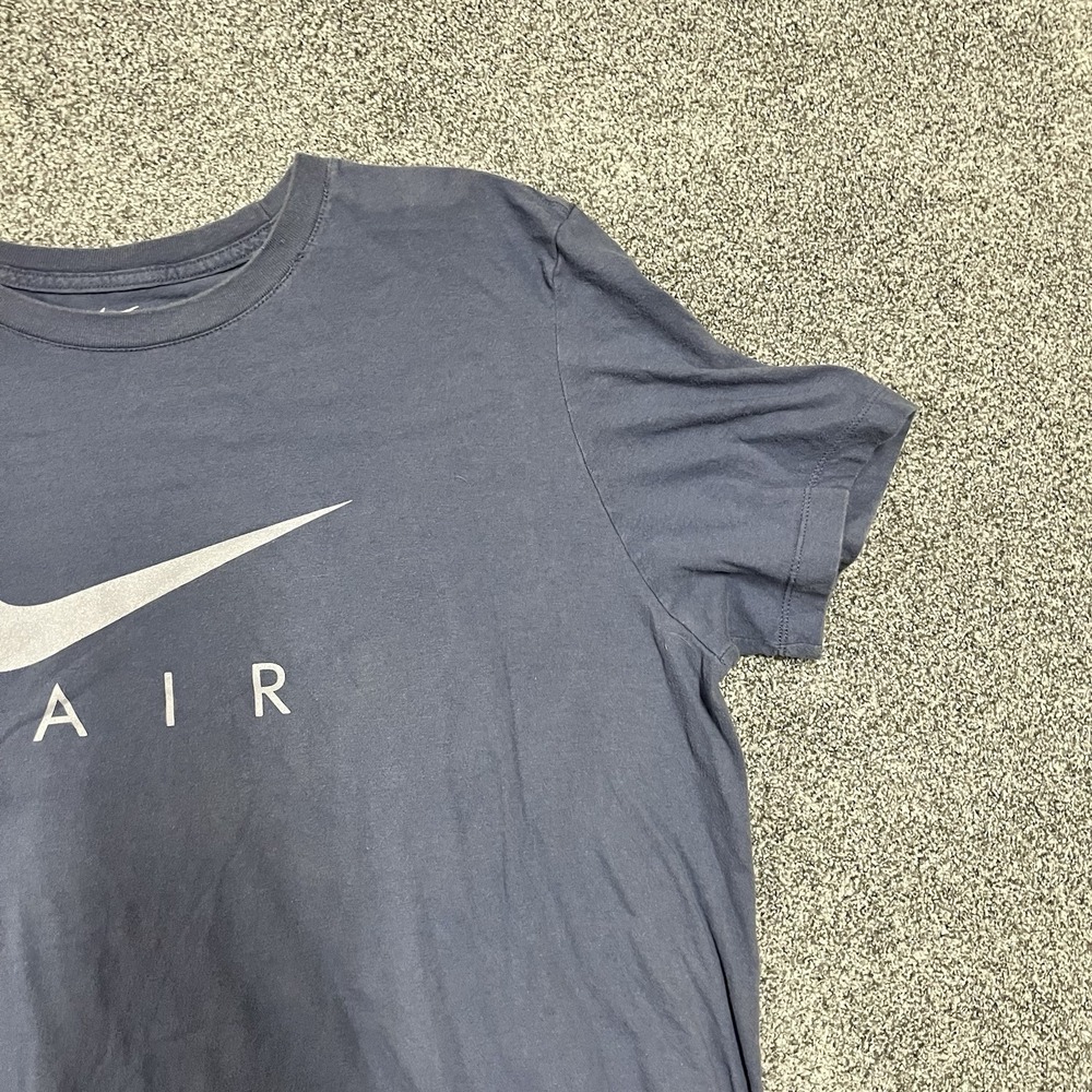 Nike Air T Shirt Mens XL Blue Graphic Logo Short Sleeve Casual - Picture 3 of 10